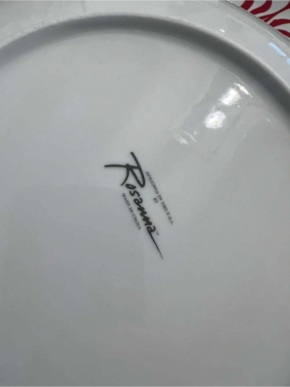 Rosanna Boho Holiday 4 Salad Plates New RARE